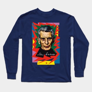 Samuel Beckett - Wrinkles of Lucidity II Long Sleeve T-Shirt